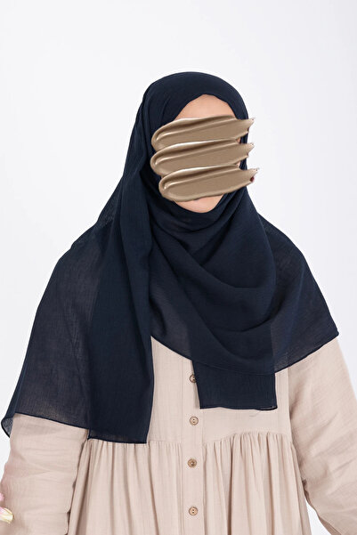Lemaye Natural Krinkıl Şal - Lacivert