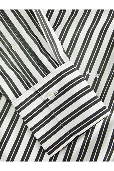 JJXX Γυναικείο μαύρο πουκάμισο Jxjamie Ls Relaxed Poplin Wvn Noos πουκάμισο 12200353-Μαύρο