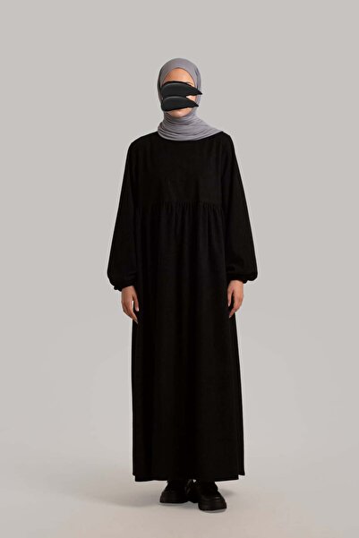 Emare Βελούδινο Φόρεμα - Μαύρο