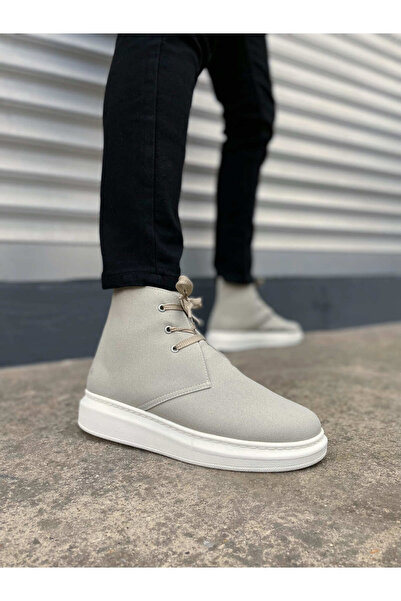 Lucy Shoes Ανδρικά αθλητικά μποτάκια JY207 Oslo Lace-up Orthopedic Sole Suede...