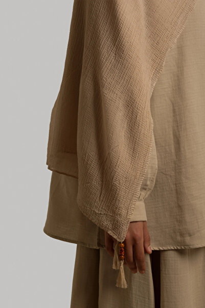 Lemaye Μαλακό σάλι μουσελίνας - Πούδρα