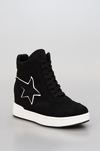 GİNZA SHOES Frm 163 Star Detailed Hidden Heel Boots