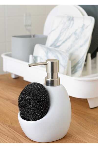 Home موزع صابون سائل بسعة 460 مل مع حجرة لحفظ الإسفنجة