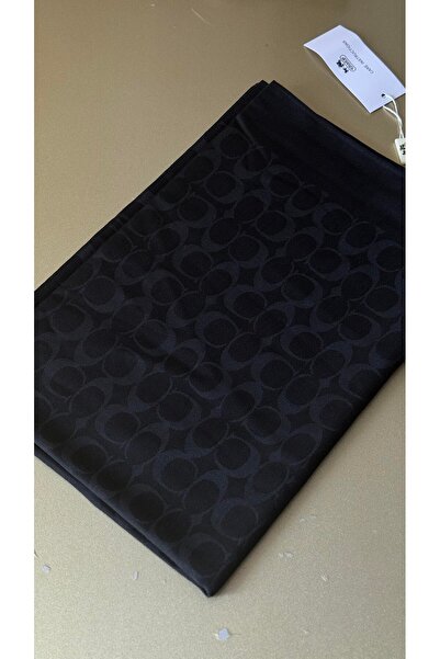 Shiva Scarfs C Pattern Wool Silk Shawl 4 Seasons Double-Sided Thin Fabric Sil...