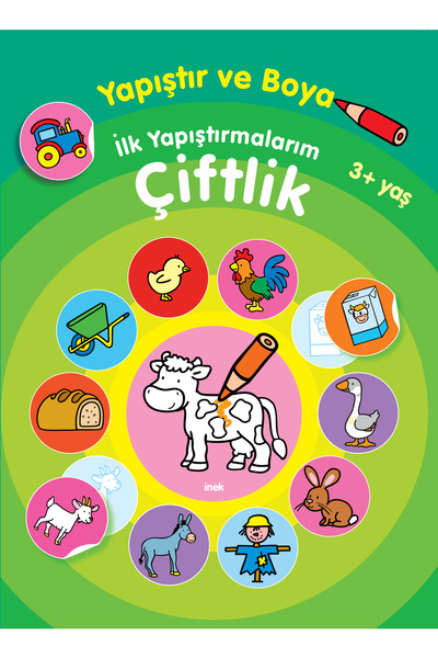 Yapı Kredi Yayınları Paste and Paint My First Adhesions - Farm