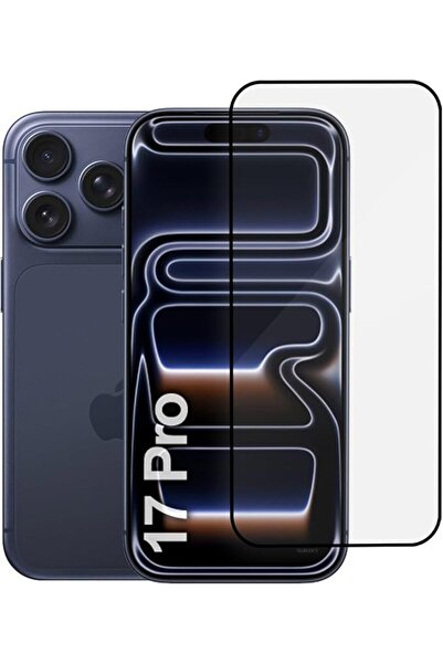 Margoun واقي شاشة زجاجي مقوى لجهاز iPhone 17 Pro (ثلاثي الأبعاد، 9H+، عبوة وا...
