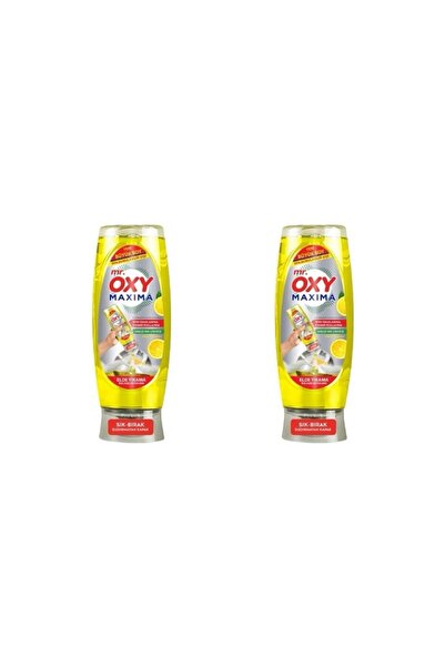 Oxy Mr. Maxima Elde Yıkama Bulaşık Deterjanı Limon Kokulu 650 ml * 2 Adet