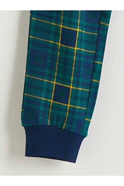 LC Waikiki Lcw Kids Elastic Waist Plaid Boys' Pajama Bottoms