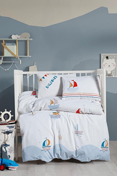 Budi Kanz Ranforce Bebek Nevresim Takımı Knz-001 Sailboats