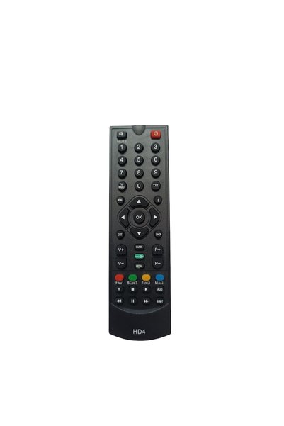 Parasource Telecomandă pentru satelit și cablu, compatibilă cu DVB-C, Humax, Digi C, neagră