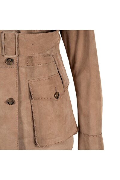 Desa Tiora Mink Women's Suede Jacket