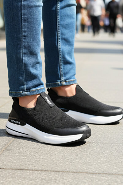 Wickers Erkek Bağcıksız Spor Yürüyüş Ayakkabısı Nefes Alabilir Hafif