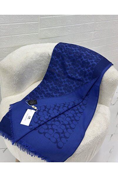 Shiva Scarfs C Pattern Wool Silk Shawl 4 Seasons Double-Sided Thin Fabric Sil...