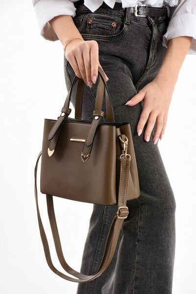 RKY SERENITY Sanmorris Women's 4-Compartment Simple and Stylish Shoulder and Hand Bag with Accessories