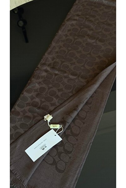 Shiva Scarfs C Desen Yün İpek Şal 4 Mevsim Çift Taraflı İnce Kumaş Silk Scarves