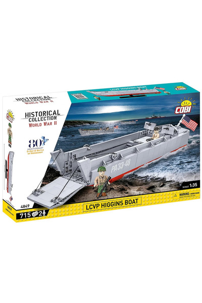 COBI LCVP Higgins Boat, 715 pieces (COBI-4849)