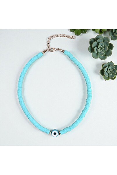 LeylanTakı قلادة فيمو زرقاء للأطفال من ليلان للمجوهرات