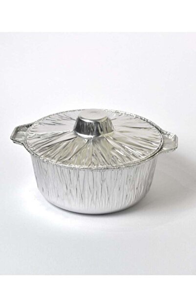 GENERIC4 3-piece Aluminum Pot with Lid, Silver, 21 cm