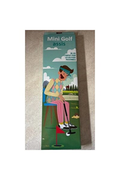 ASSİS Children's Mini-Golf Set – Interactive Game with Club, 2 Balls, Flag and Mat