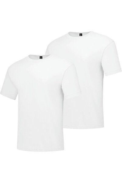 ENYT Men’s 2-Pack Cotton T-Shirt – White | Lightweight & Breathable Fabric
