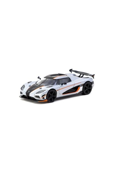 Tarmac Macheta auto Koenigsegg Agera RS Argintiu 1:64 Works