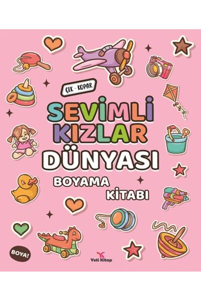 Timaş Yayınları Sevimli Kızlar Dünyası Boyama Kitabı