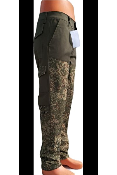 BeyzDenim Khaki Stretch Fabric Snap Camouflage Legs Waterproof Hunting Hunter Burlap Hiking Pants