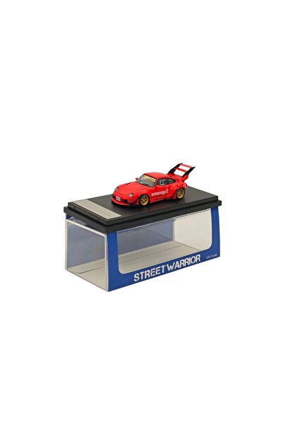 STREET WEAPON Macheta auto Porsche Rwb 993 Suprme High Tail Rosu 1:64