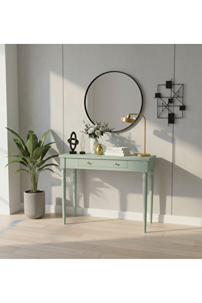 Wooding Mobilya 80 Cm Masif Tornalı Su Yeşili Dresuar