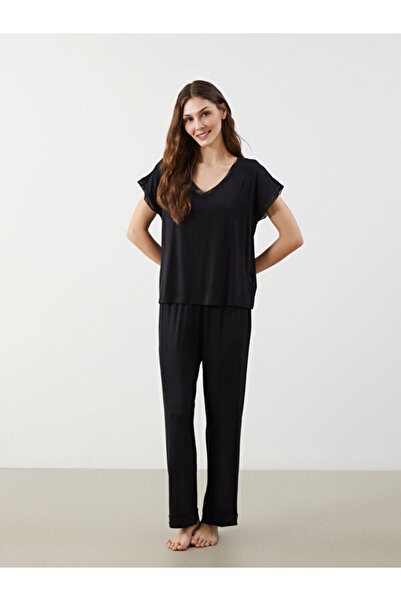 LC Waikiki V-Neck Women's Pajama Set