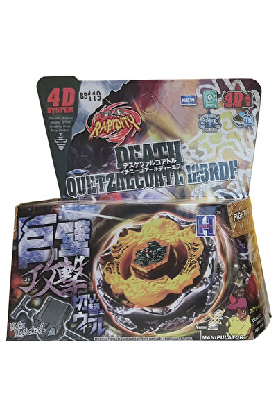 OEM Titirez 4D Rapidity, metal and plastic, Death Quetzalcoatl 125RDF, BB119, Balance, with launcher and lime