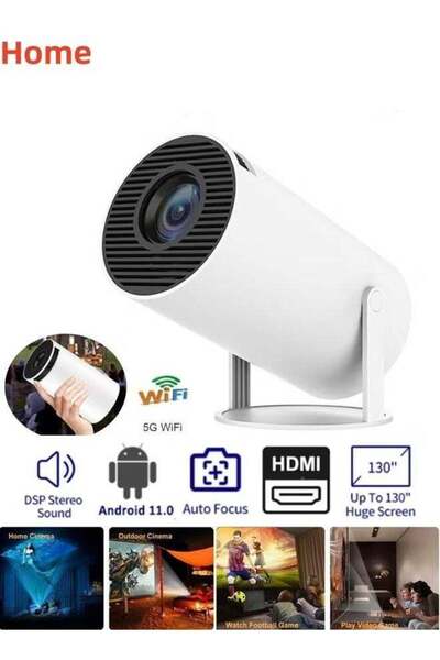 GTSOL Mini Smart Projector 1080P Full HD – WiFi 6, Bluetooth, Android 11