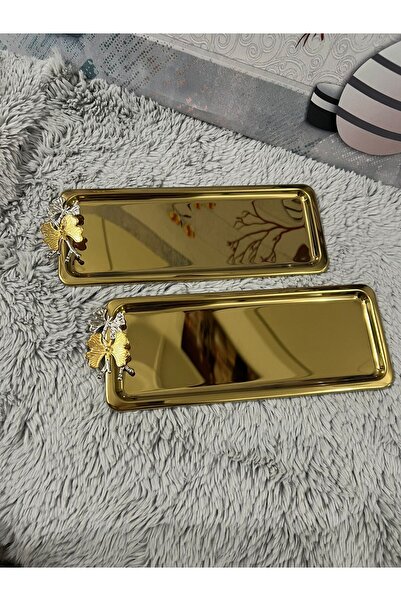 Fabrication طقم من قطعتين من الفولاذ المقاوم للصدأ الفاخر المطلي بالذهب على ش...