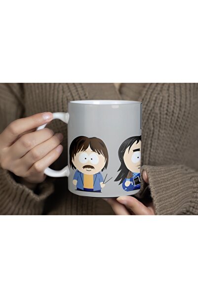 Beramussa كوب البيتلز - تصميم فرقة الأسطورة مع رسومات كرتونية - هدية فرقة موس...