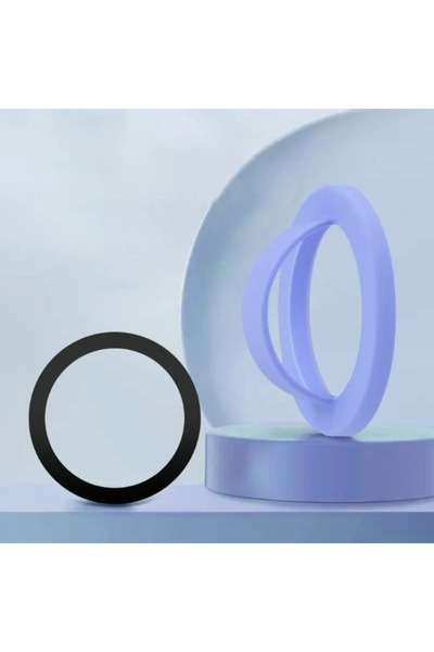 Vikefon PURPLE Portable Silicone Magnetic Phone Back Mount Phone Ring Holder for Magsafe iPhone 16 15 14 13