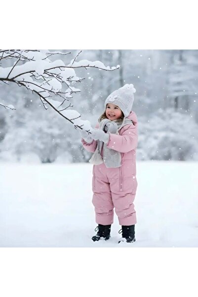 Kitti Girl's Scarf, Beanie, and Gloves Set, Ages 1-4