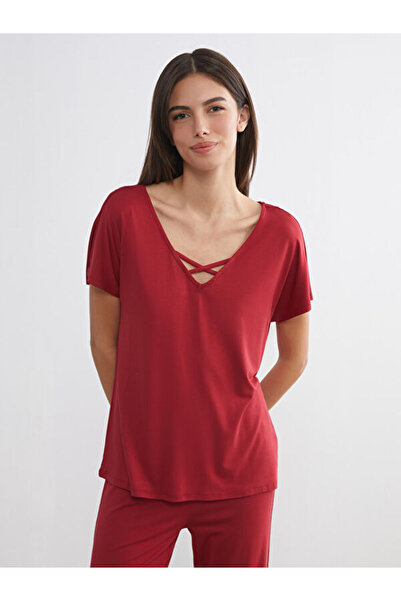 LC Waikiki V-Neck Women's Pajama Set