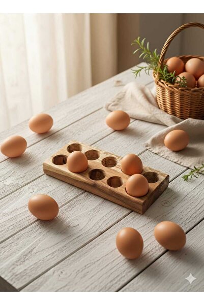 Altın express Masă naturală: 10 tăvi de prezentare pentru ouă pentru mic deju...