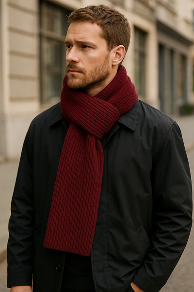 Anna Erkek Triko Atkı Premium