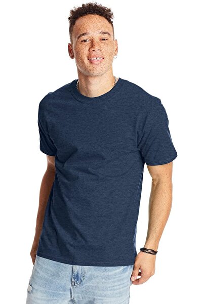Pure Infinity Men’s 2-Pack Cotton T-Shirt – Navy Blue | Classic Everyday Fit