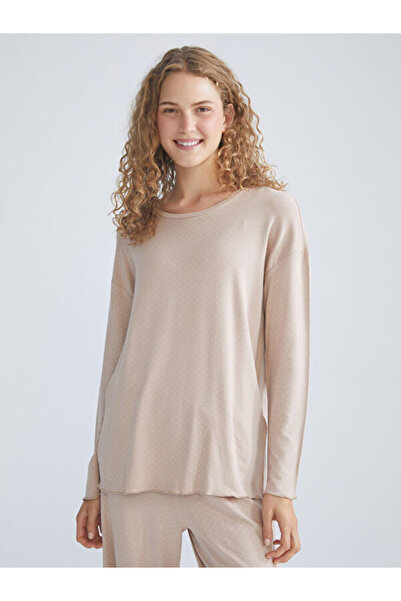 LC Waikiki Crew Neck Polka Dot Women's Pajamas Set