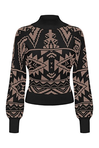 ONLY 15324430 Onlfrida Life Ls Highneck Cc Knt