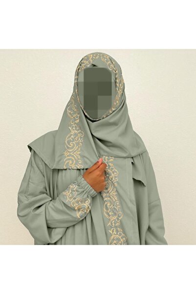 SDD شرشف صلاة مطرز (مرد) فخم جدا مع طرحة واسع ومريح