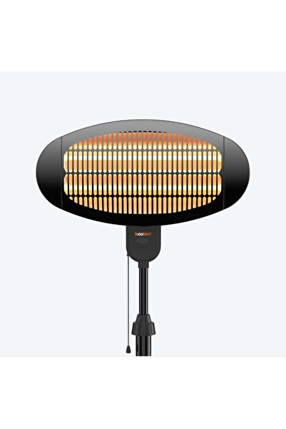 Koolen Coolin Outdoor Heater 2000W - Black with 3 Quartz Tubes