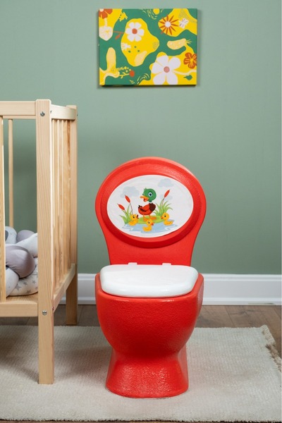 BibKing Çocuklar İçin Tuvalet Eğitimi | Çocuk Alıştırma Klozeti | El İşçiliği...