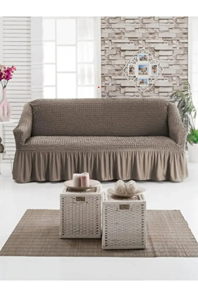 EJMEL Bürümcük Elastic Sofa Cover Lycra Sofa Cover Single 3-Seat Sofa Bed Cover