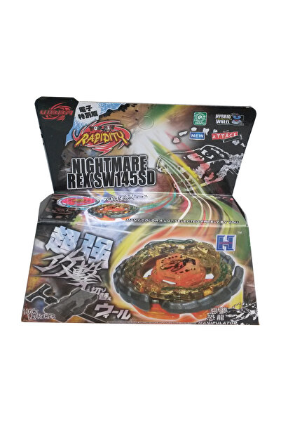 OEM Titirez 4D Rapidity, metal and plastic, Nightmare Rex SW145SD, Attack, with launcher and metal tip