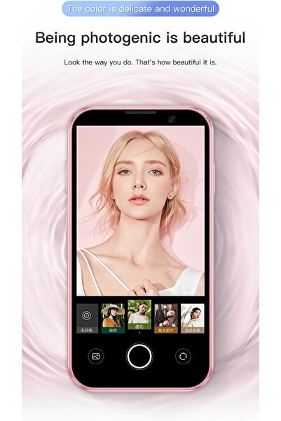 Generic XS18 3G Mini Smartphone, 3-inch Touchscreen, Dual SIM, 4GB RAM 16GB ROM (Pink)