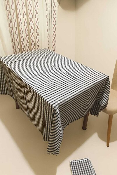 ÖZDAĞ HOME CONCEPT 170X170 Pöti Checkered Tablecloth – Suitable for Daily Use...