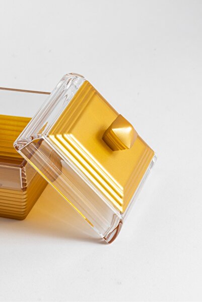 Bin Shihon Matte gold acrylic date